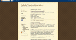 Desktop Screenshot of catholicvbs.blogspot.com