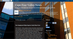 Desktop Screenshot of capefearvalleynews.blogspot.com