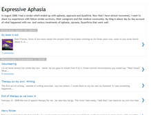 Tablet Screenshot of expressiveaphasia.blogspot.com