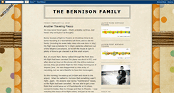 Desktop Screenshot of bennisonfamily.blogspot.com