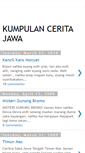 Mobile Screenshot of kumpulanceritajawa.blogspot.com