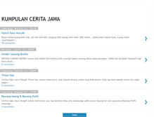 Tablet Screenshot of kumpulanceritajawa.blogspot.com