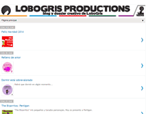 Tablet Screenshot of lobogrisproductions.blogspot.com