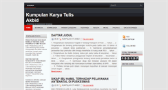 Desktop Screenshot of 4-akbid.blogspot.com
