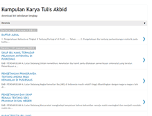 Tablet Screenshot of 4-akbid.blogspot.com