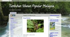 Desktop Screenshot of medplants-malaysia.blogspot.com