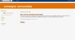Desktop Screenshot of consejoscomunales.blogspot.com