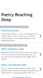 Mobile Screenshot of poetry-reachingdeep.blogspot.com