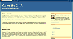 Desktop Screenshot of carlos-the-critic.blogspot.com