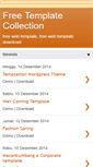 Mobile Screenshot of free-template-collection.blogspot.com