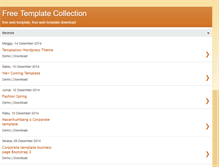 Tablet Screenshot of free-template-collection.blogspot.com