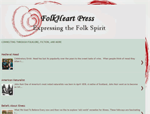 Tablet Screenshot of folkheartpressblog.blogspot.com