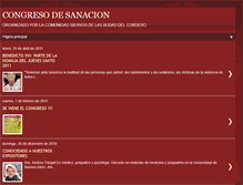 Tablet Screenshot of congresodesanacion.blogspot.com