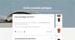 Desktop Screenshot of ecrire-conseils.blogspot.com