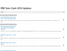 Tablet Screenshot of pbbteenclash2010updates.blogspot.com