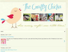 Tablet Screenshot of craftychicka.blogspot.com