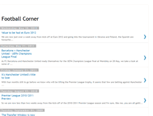 Tablet Screenshot of football-corner.blogspot.com