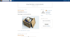 Desktop Screenshot of hackingcollege.blogspot.com