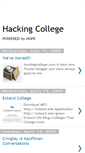 Mobile Screenshot of hackingcollege.blogspot.com