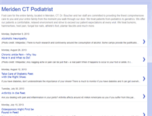 Tablet Screenshot of centralctfootcare.blogspot.com