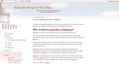 Desktop Screenshot of bulgarianpropertysale.blogspot.com