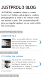 Mobile Screenshot of justproudblog.blogspot.com