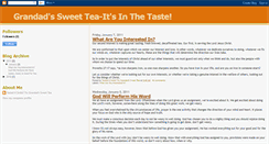 Desktop Screenshot of grandadssweettea-itsinthetaste.blogspot.com