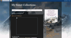 Desktop Screenshot of my-sweet-collections.blogspot.com