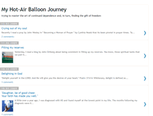 Tablet Screenshot of myhotairballoonjourney.blogspot.com