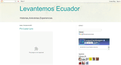 Desktop Screenshot of levantemosecua.blogspot.com