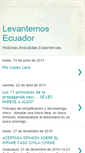 Mobile Screenshot of levantemosecua.blogspot.com