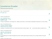 Tablet Screenshot of levantemosecua.blogspot.com