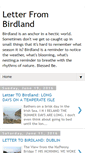 Mobile Screenshot of letterfrombirdland.blogspot.com