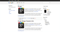 Desktop Screenshot of google-plus-blogger-template.blogspot.com