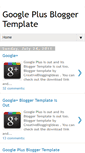 Mobile Screenshot of google-plus-blogger-template.blogspot.com