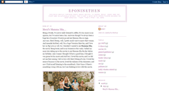 Desktop Screenshot of eponinethen.blogspot.com