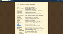 Desktop Screenshot of mrbrandtsibenglish.blogspot.com