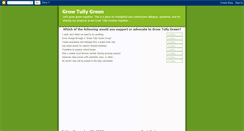 Desktop Screenshot of growtullygreen.blogspot.com