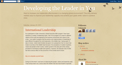 Desktop Screenshot of leadershipiseasy.blogspot.com