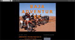 Desktop Screenshot of bunksbajaadventures.blogspot.com