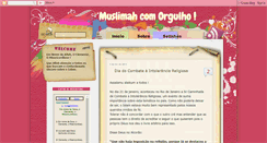 Desktop Screenshot of muslimahcomorgulho.blogspot.com