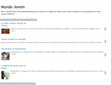 Tablet Screenshot of mundojovem-flama.blogspot.com