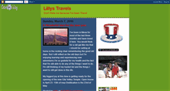 Desktop Screenshot of lillystravels.blogspot.com