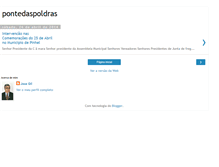 Tablet Screenshot of pontedaspoldras.blogspot.com