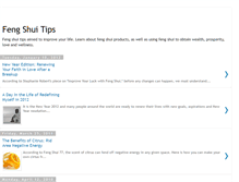 Tablet Screenshot of fengshuitips4you.blogspot.com