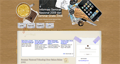 Desktop Screenshot of infoseminargratis.blogspot.com