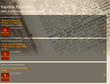 Tablet Screenshot of escritosprescritos.blogspot.com