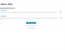 Tablet Screenshot of albert-allen.blogspot.com