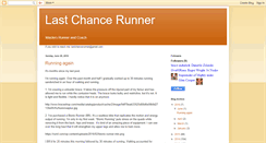 Desktop Screenshot of lastchancerunner.blogspot.com