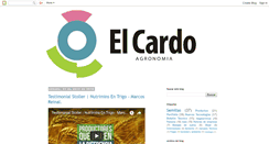 Desktop Screenshot of elcardoagronomia.blogspot.com